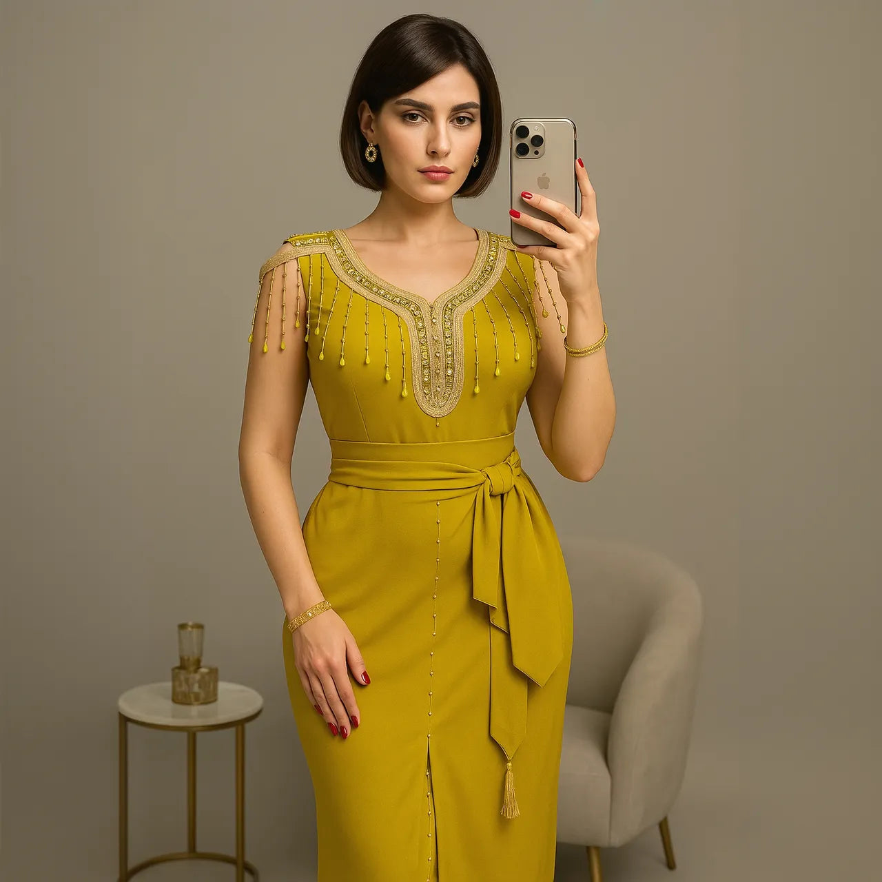 Robe d’hôtesse kaftan